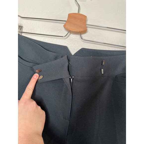 Nic Zoe Charcoal Notched Waist Gray Dress Trousers Size 16 - Picture 7 of 10